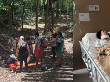 El drama de una turista que cayó 6 metros de un puente en México.
