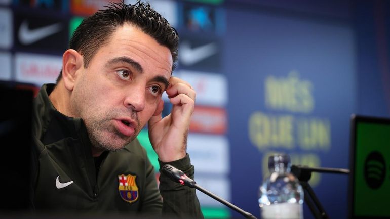 Xavi anunció su decisión en conferencia de prensa tras la derrota del Barcelona.