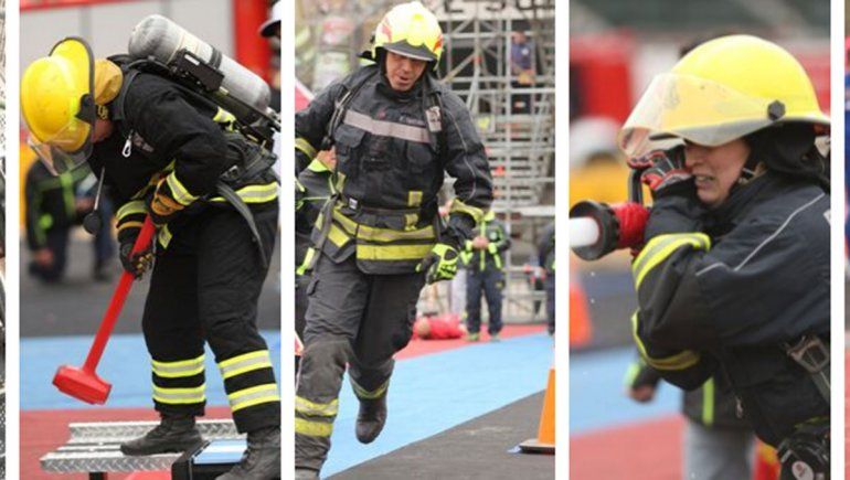 Tres bomberos viajan a competir  en las olimpiadas
