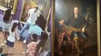 La obra dañada es un retrato de Ferdinando de’ Medici, Gran Príncipe de Toscana y se encontraba en un importante museo de Italia. La obra dañada es un retrato de Ferdinando de’ Medici, Gran Príncipe de Toscana y se encontraba en un importante museo de Italia.