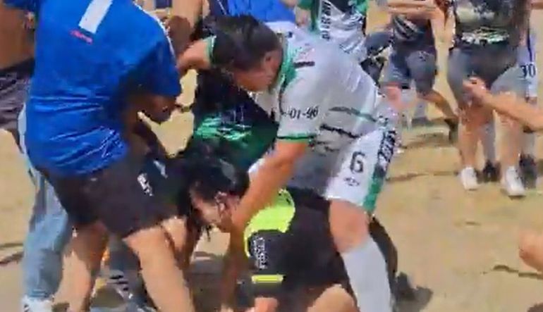 Brutal agresión en Bahía Blanca.