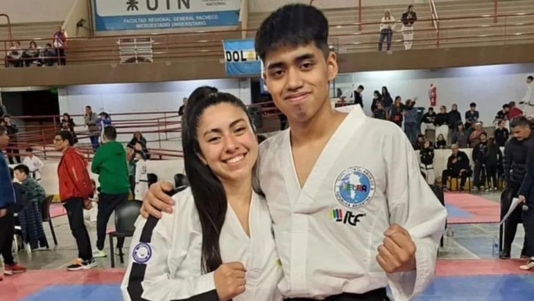 Mickaela Caamaño y Facundo Troncoso