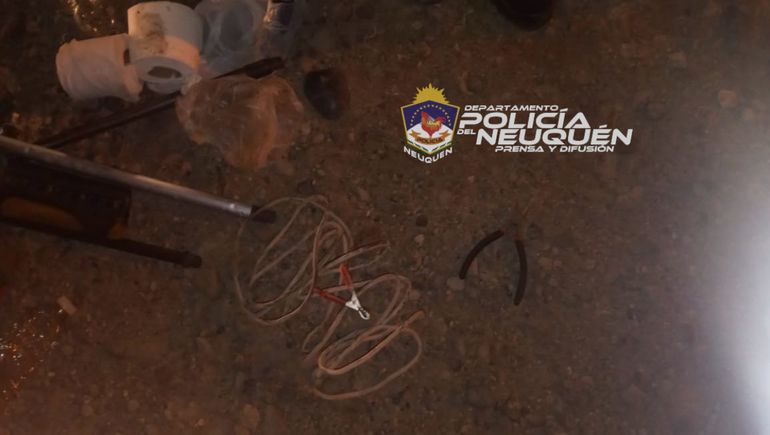 Cayeron otros jóvenes roba cables en el barrio San Lorenzo