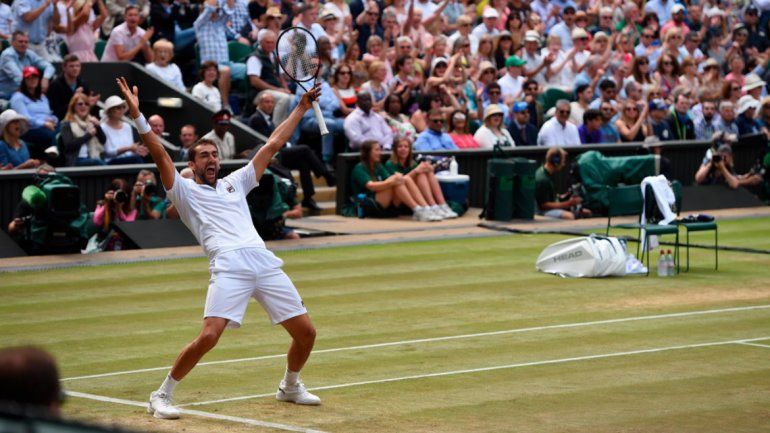 El croata Cilic espera rival para jugar la gran final de Wimbledon
