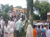 Se derrumbó el techo de una escuela en India y se registraron varios muertos. 