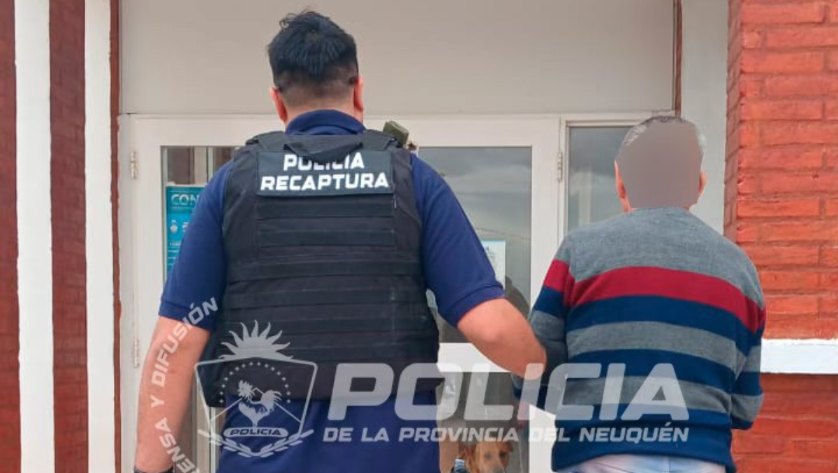 Tras dar con el prófugo, fue trasladado a una unidad penitenciaria.