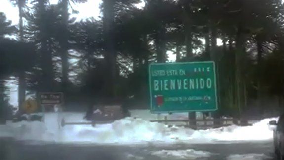 Indignado: filmó cómo se ve el paso Mamuil Malal desde el lado argentino y del chileno 