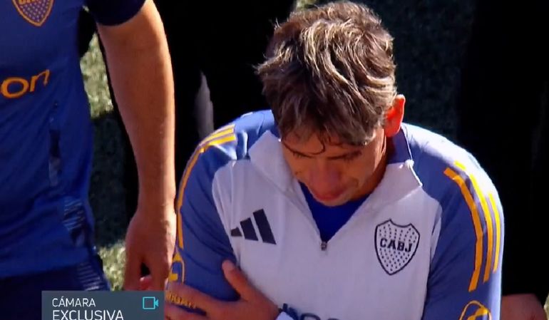 El provocador gesto de Carlos Palacios a la gente de River antes de perder el Superclásico