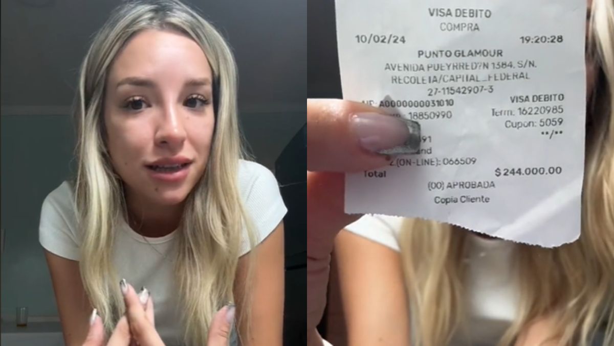Contó en TikTok cuánto le sale ser rubia en Argentina y le llovieron las críticas