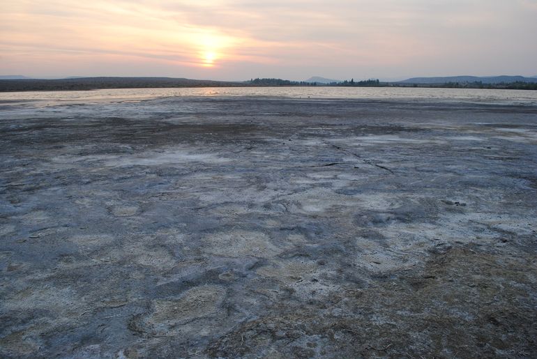 El desastre en la laguna solitaria, un lugar mágico afectado por la sequía