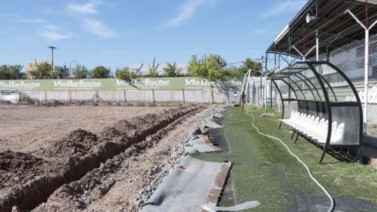 Las obras no se detienen en La Visera (foto Anahí Cárdena).