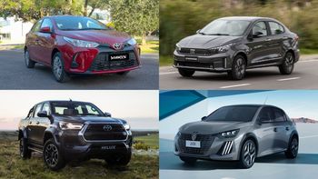 Toyota Yaris, Fiat Cronos, Toyota Hilux y Peugeot 208 pelean por ser el modelo más vendido del año. Toyota Yaris, Fiat Cronos, Toyota Hilux y Peugeot 208 pelean por ser el modelo más vendido del año.