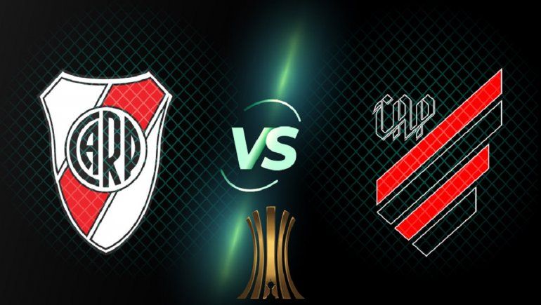 River vs Paranaense, en octavos de final de Copa Libertadores.