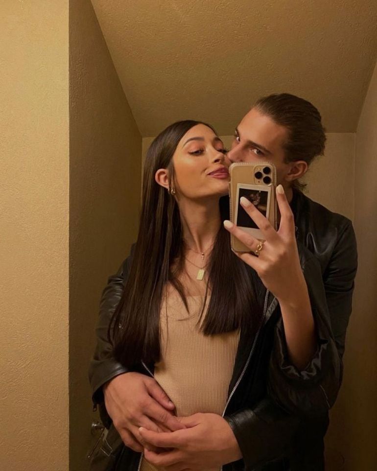 Tiziana Sabatini y su novio. Tiziana Sabatini y su novio. 