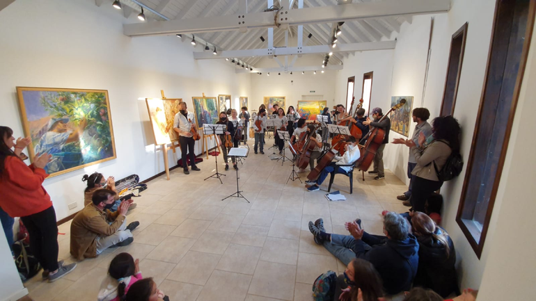 La Angostura vivió su primera Noche de los Museos