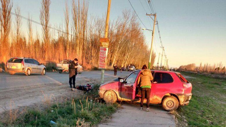 Un motociclista murió luego de un choque en la Ruta chica