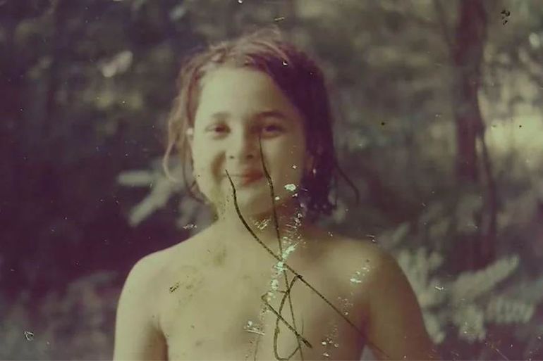 Alejandra Olivares de niña. Alejandra Olivares de niña.