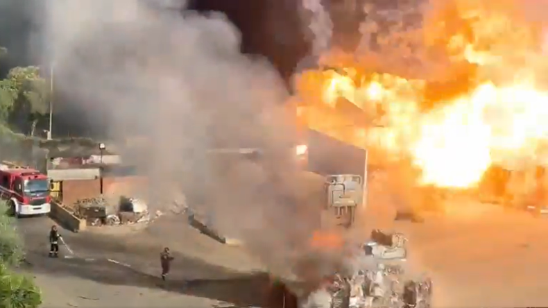 La fuerte explosión dejó 27 heridos.