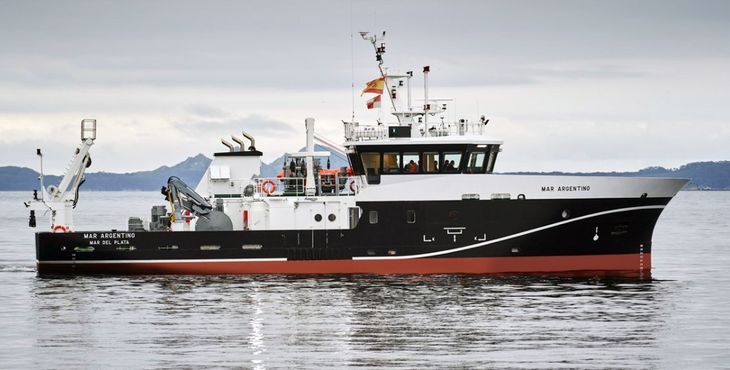 El estudio reflejado en este informe fue efectuado a bordo del Buque de Investigación Pesquera Oceanográfica (BIPO) “Mar Argentino”. El estudio reflejado en este informe fue efectuado a bordo del Buque de Investigación Pesquera Oceanográfica (BIPO) “Mar Argentino”.