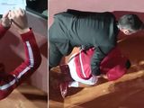 Novak Djokovic recibió un golpe en su cabeza.