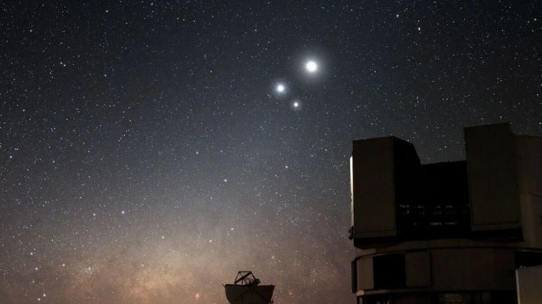 El Beso cósmico entre Venus y Júpiter será uno de los fenómenos astronómicos más destacados de junio de 2026. | LM Neuquen El Beso cósmico entre Venus y Júpiter será uno de los fenómenos astronómicos más destacados de junio de 2026.