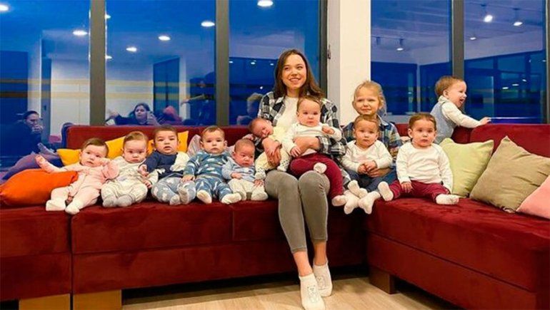 Con 23 años, tiene 11 hijos y quiere otros 90 para tener la familia más grande del mundo