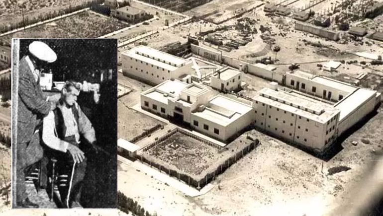 José Edelman es curado de una herida en el cuello durante la sangrienta fuga de la cárcel. José Edelman es curado de una herida en el cuello durante la sangrienta fuga de la cárcel.