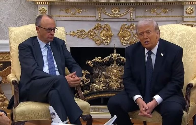 Donald Trump se reunió el martes en la Casa Blanca con el canciller alemán Friedrich Merz Donald Trump se reunió el martes en la Casa Blanca con el canciller alemán Friedrich Merz