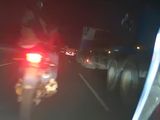 Un motociclista logró escapar de motochorros en plena Panamericana