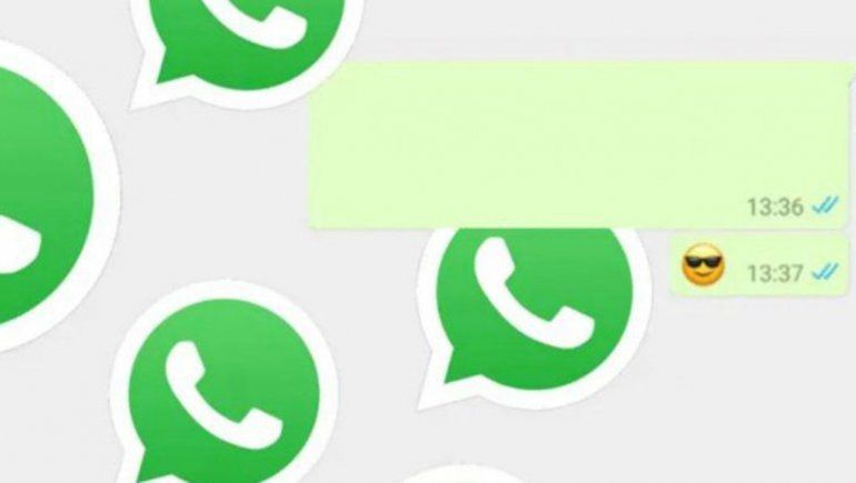 Así lucen los mensajes invisibles en WhatsApp