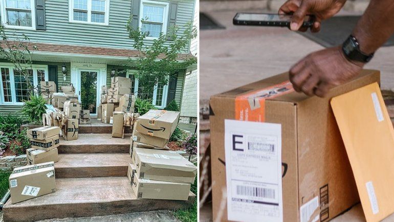 Viral: mujer recibió por error más de 150 cajas de Amazon y decidió donarlas.