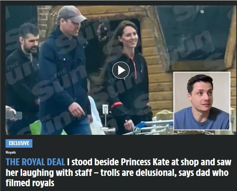 Una imagen del video de Guillermo y Kate, con la foto de su autor, Nelson Silva. Una imagen del video de Guillermo y Kate, con la foto de su autor, Nelson Silva.