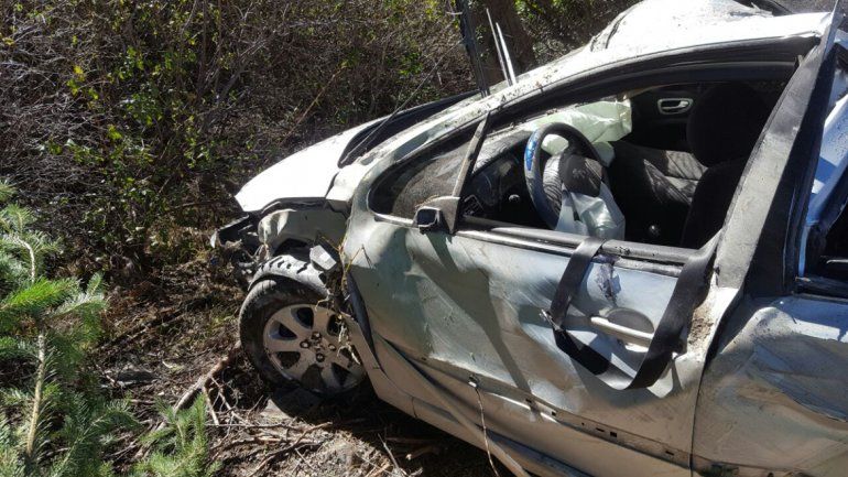 Un hombre resultó herido tras volcar sobre la Ruta 40