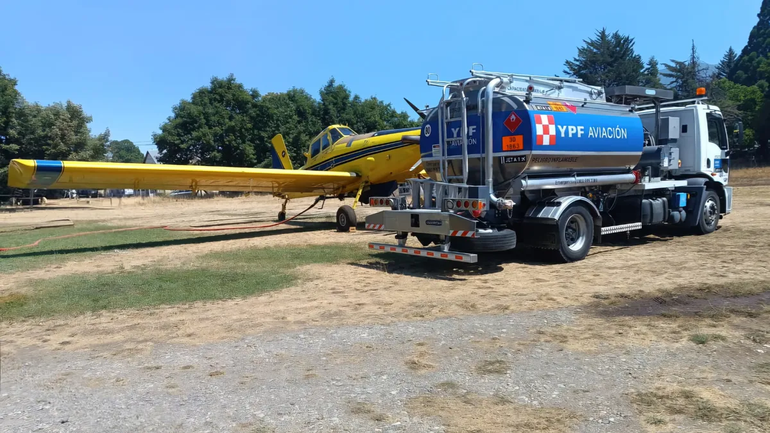 YPF colaboró en las zonas afectadas por los incendios en la Patagonia