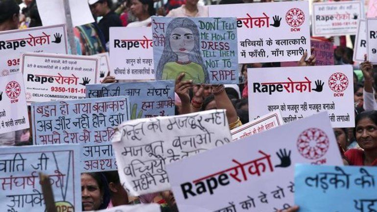 India aprobó la pena de muerte para los violadores de menores de 12 años