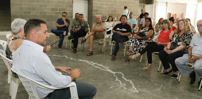 Preocupación por el aumento de la delincuencia: Nicolini se reunió con vecinalistas