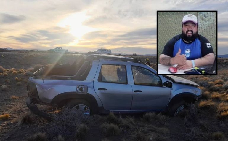 Un neuquino murió en un trágico vuelco en Chubut sobre la Ruta 40: quién era la víctima