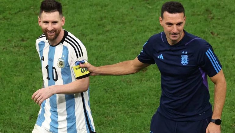 La palabra de Scaloni tras el anuncio de Messi sobre su futuro en la Selección
