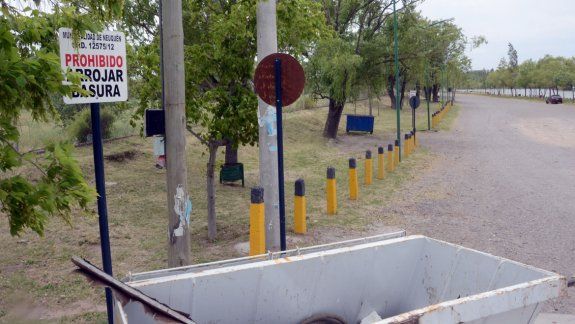 El balneario Sandra Canale, ayer, luego de uno de los operativos de limpieza a cargo de las cuadrillas municipales.