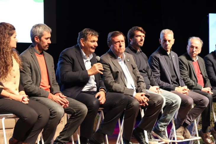 Koenig tomó la palabra en la presentación y aseguró que el futuro es de la Producción. Foto: gentileza