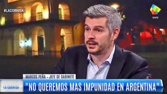 Peña habló luego de las manifestaciones