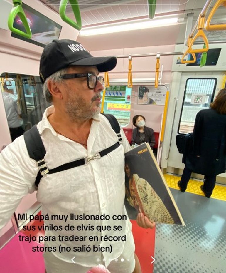 El jurado de Masterchef paseo por las disquerías de Japón, donde compró algunos hallazgos. El jurado de Masterchef paseo por las disquerías de Japón, donde compró algunos hallazgos.