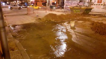 otra cano roto complica el transito en el centro otra cano roto complica el transito en el centro