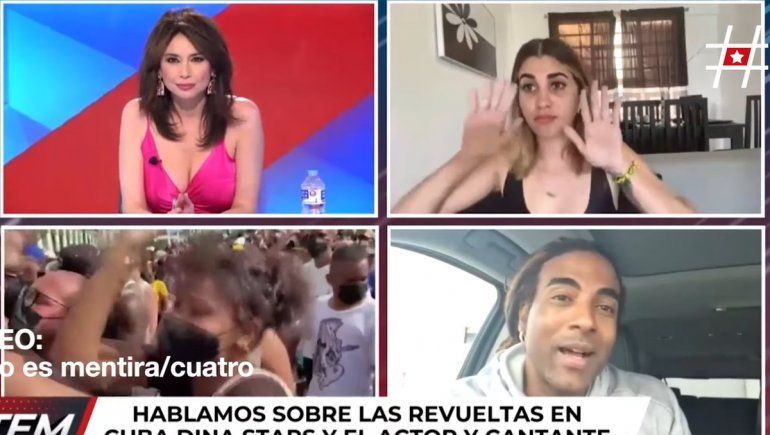 Estallido social en Cuba: detuvieron a un influencer en medio de una entrevista