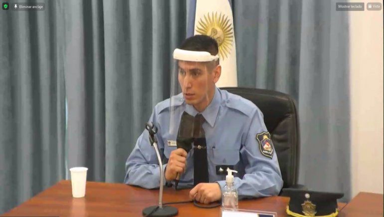 El oficial Castillo, de Criminalística, declaró en el juicio contra Sara Miranda por el crimen de Roque Mora.