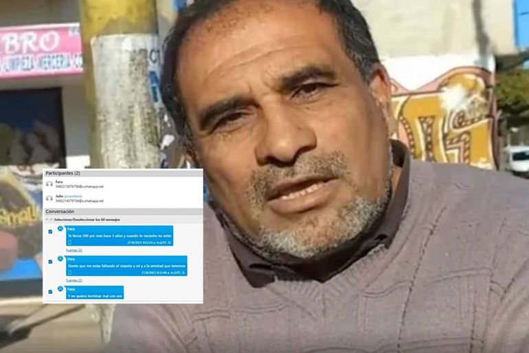 Los mensajes del celular de Chocolate Rigau que develan la asociación ilícita