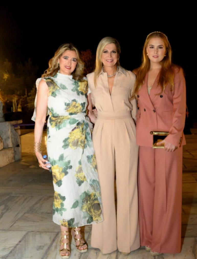 Máxima en el cumpleaños de su madre Máxima en el cumpleaños de su madre