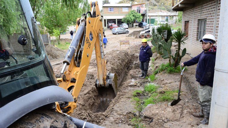 En tres meses estará lista la obra cloacal en Cordón Colon