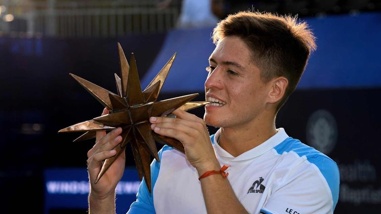 El argentino se llevó el trofeo en Winston-Salem. El argentino se llevó el trofeo en Winston-Salem.