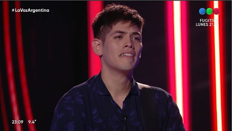 El desconsolado llanto de un participante de La Voz Argentina